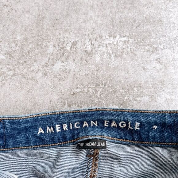 American Eagle Light Wash The Dream Jean Jegging Size 0 Short - Picture 6 of 8
